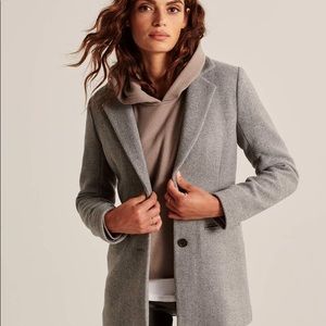 Abercrombie & Fitch Women’s Wool-Blend Blazer Coat